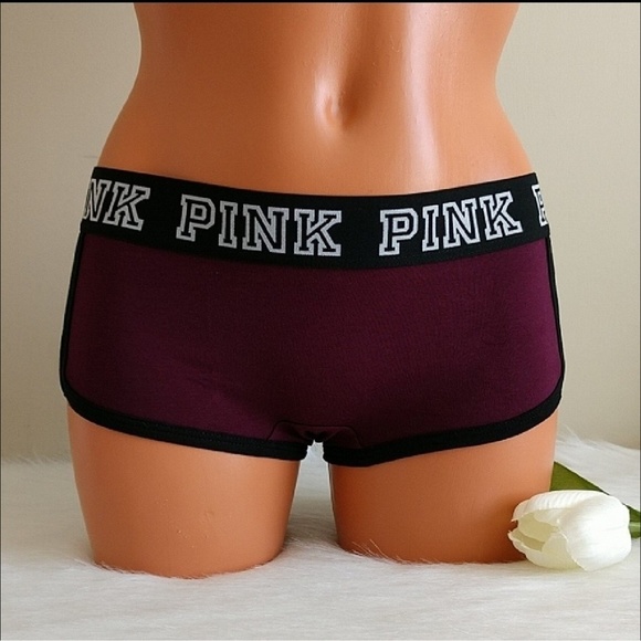 PINK Victoria's Secret Other - ❌Size XS🌺PINK VICTORIA'S SECRET LOGO BOYSHORT.nwt